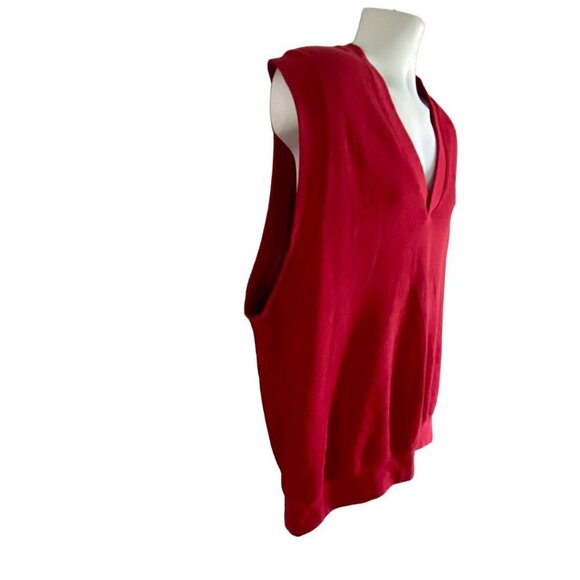 Golf Classics by Munsignwear Red Cotton Vest Men's SIze XL - Picture 3 of 9